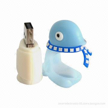 Penguin-shaped USB flash drives
